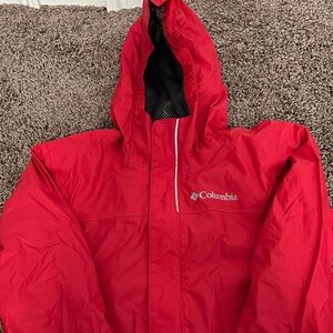Columbia Kids Bright Red Raincoat